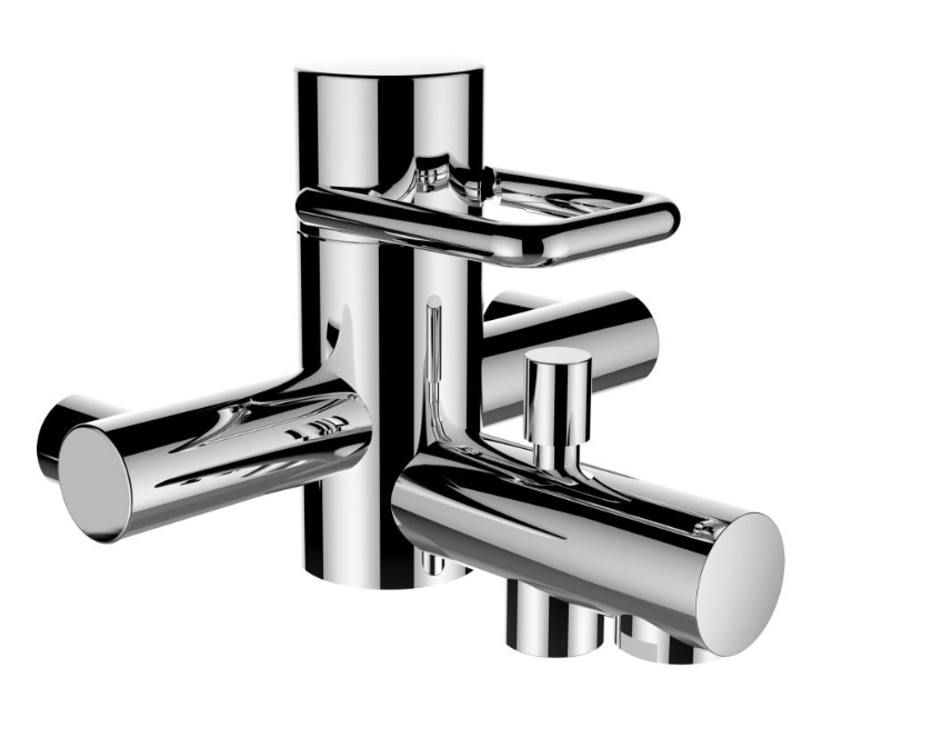 Mitigeur bain Laufen chromé référence HF980208100005
